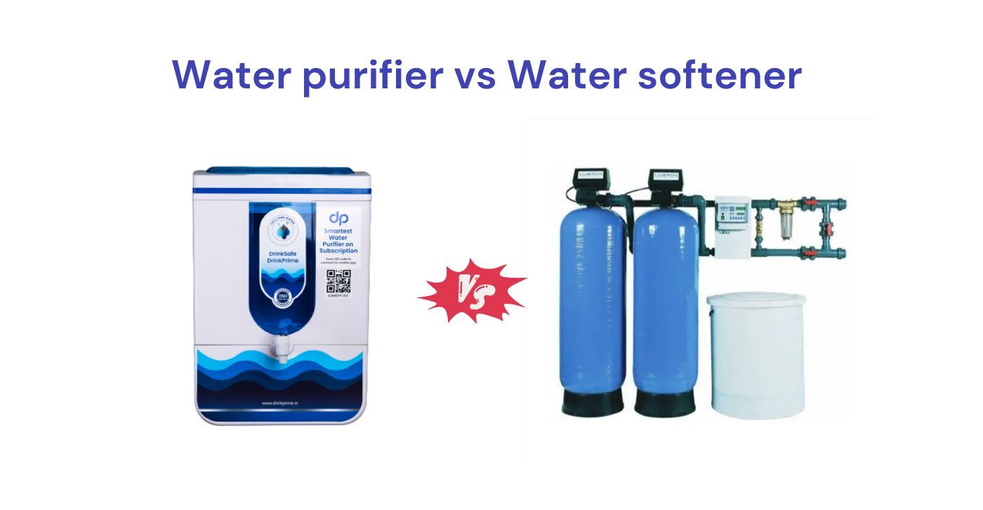 water purifier vs water softener