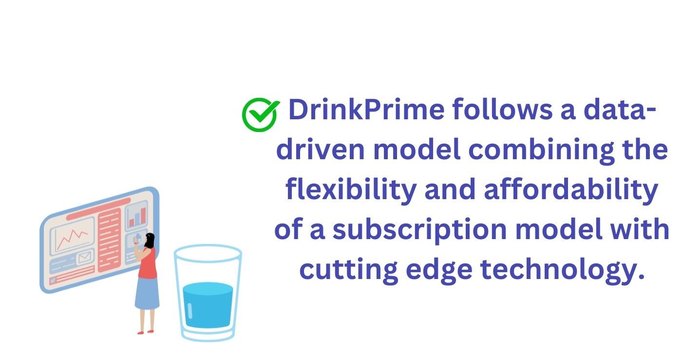 Drinkprime subscription model with cutting edge technology