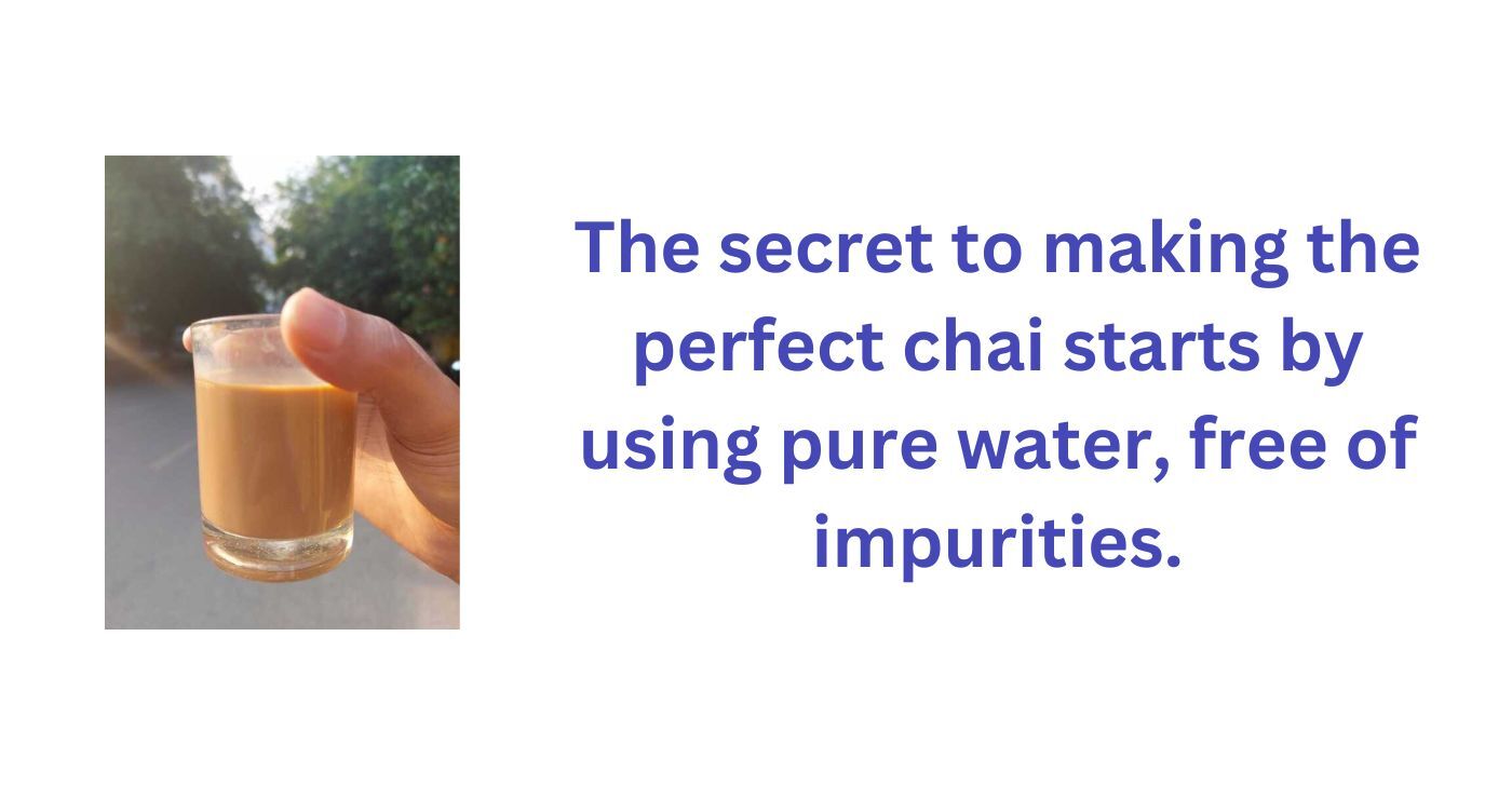 The Secret to Making the Perfect Chai Ever starts with using pure water