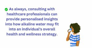 Alkaline water helps in overall health & wellness