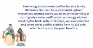 Smart water purifier for your family