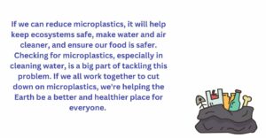 Reducing microplastic can help in keeping the ecosystem safe