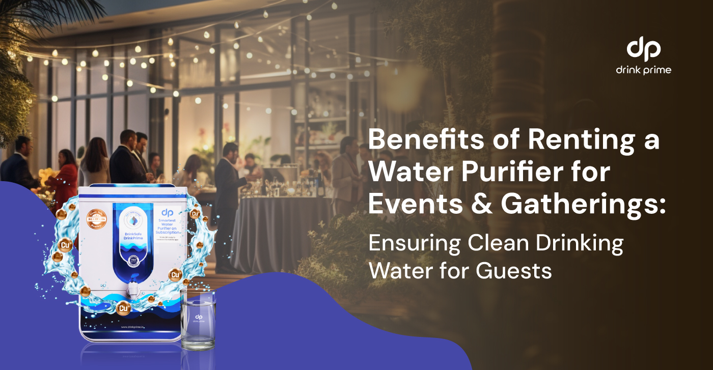 Advantages of Renting a Water Purifier for Events