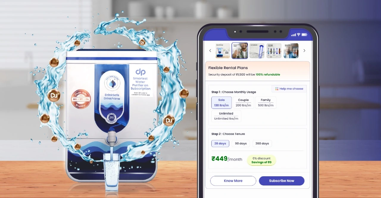 Choose DrinkPrime: Flexible, Smart Water Purification Plans