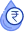 Water Droplet with rupee symbol